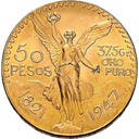 Gouden 50 Pesos munt Mexico 1