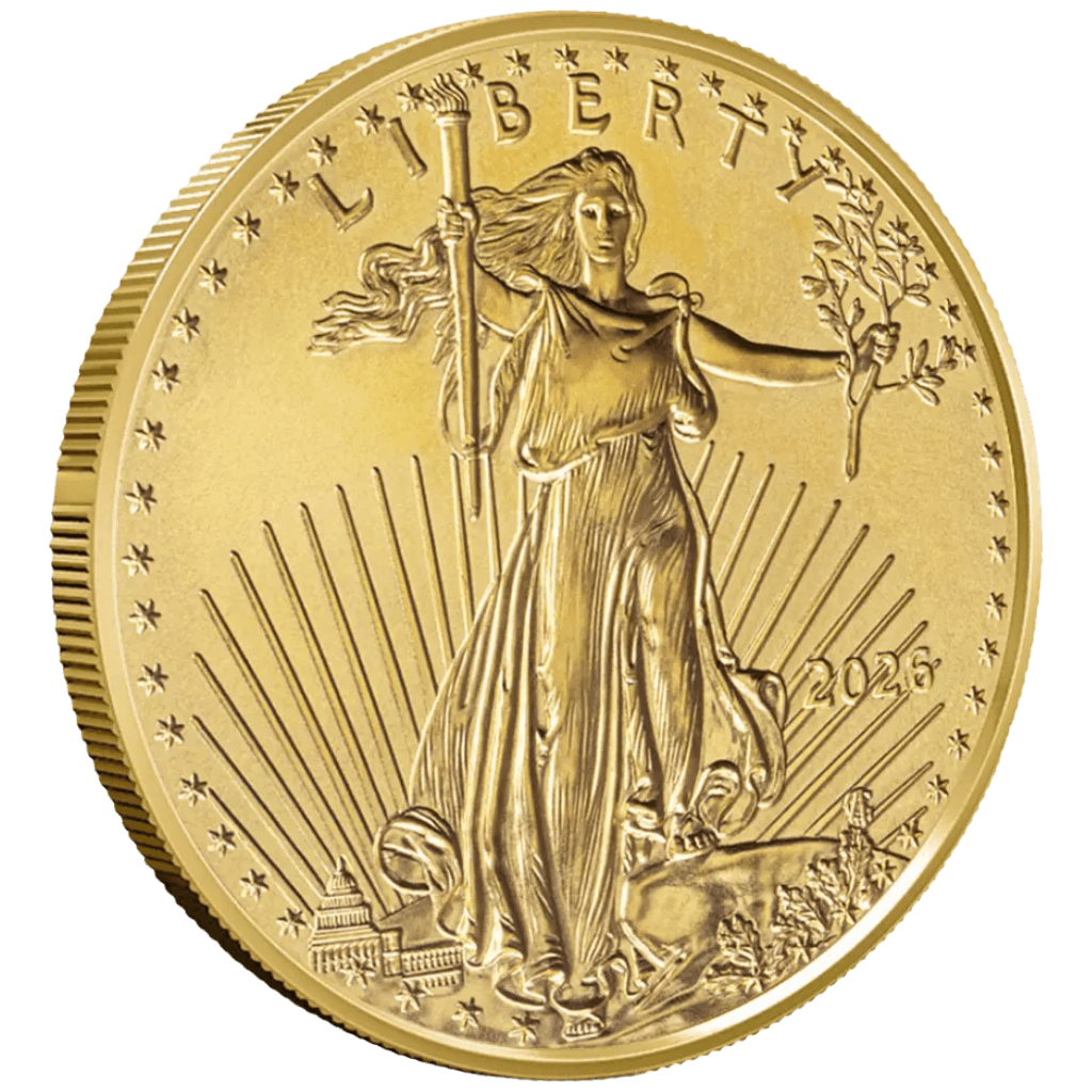 Gouden American Eagle munt 1/2 troy ounce