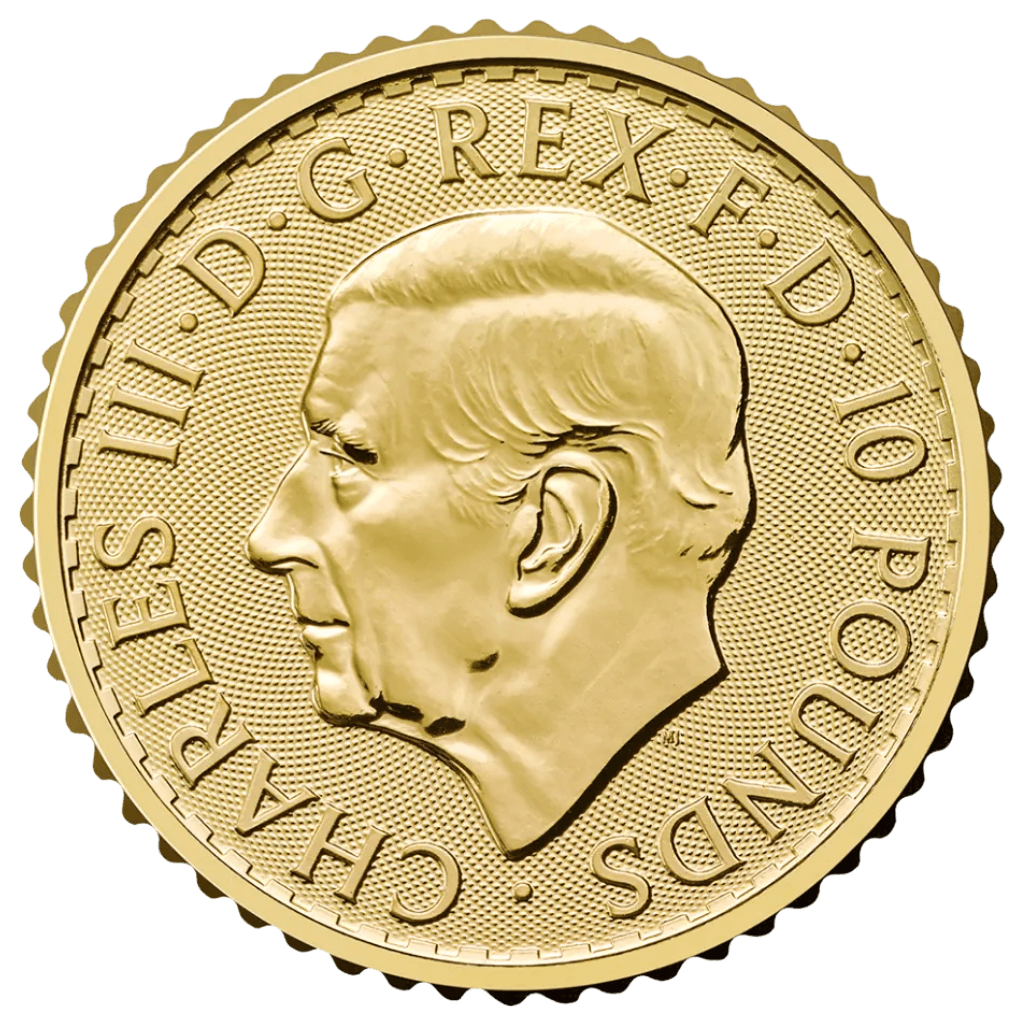 Gouden Britannia munt 1/10 troy ounce