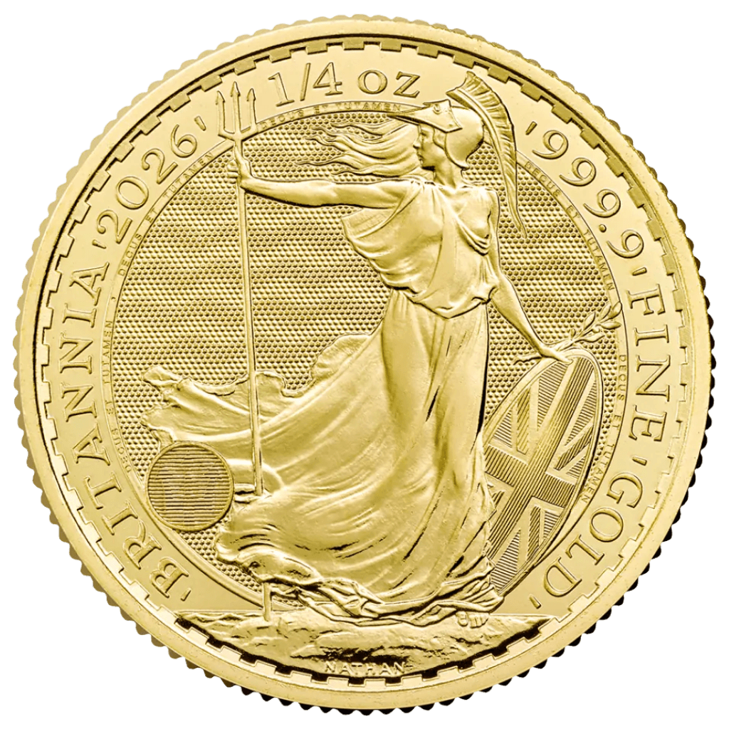 Gouden Britannia munt 1/4 troy ounce