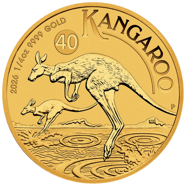 Gouden Kangaroo munt 1/4 troy ounce