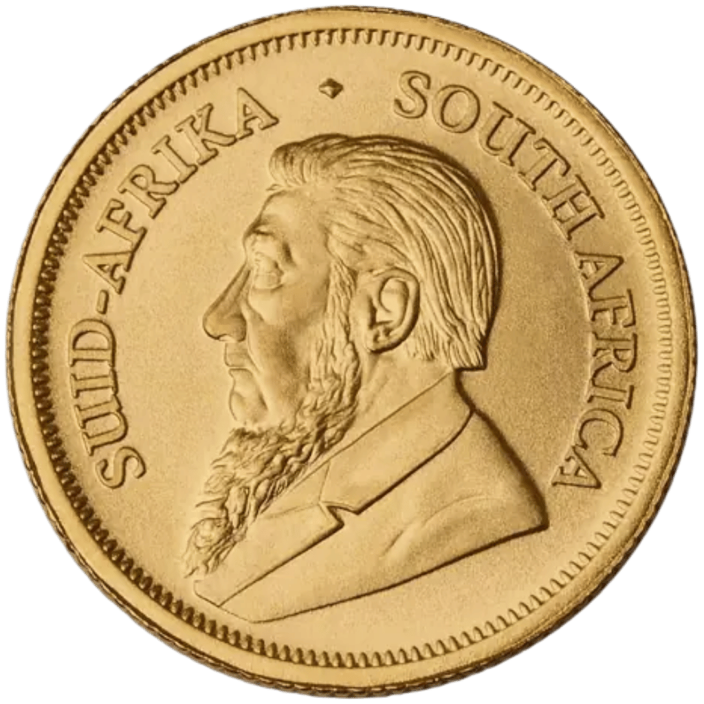Gouden Krugerrand munt 1/10 troy ounce