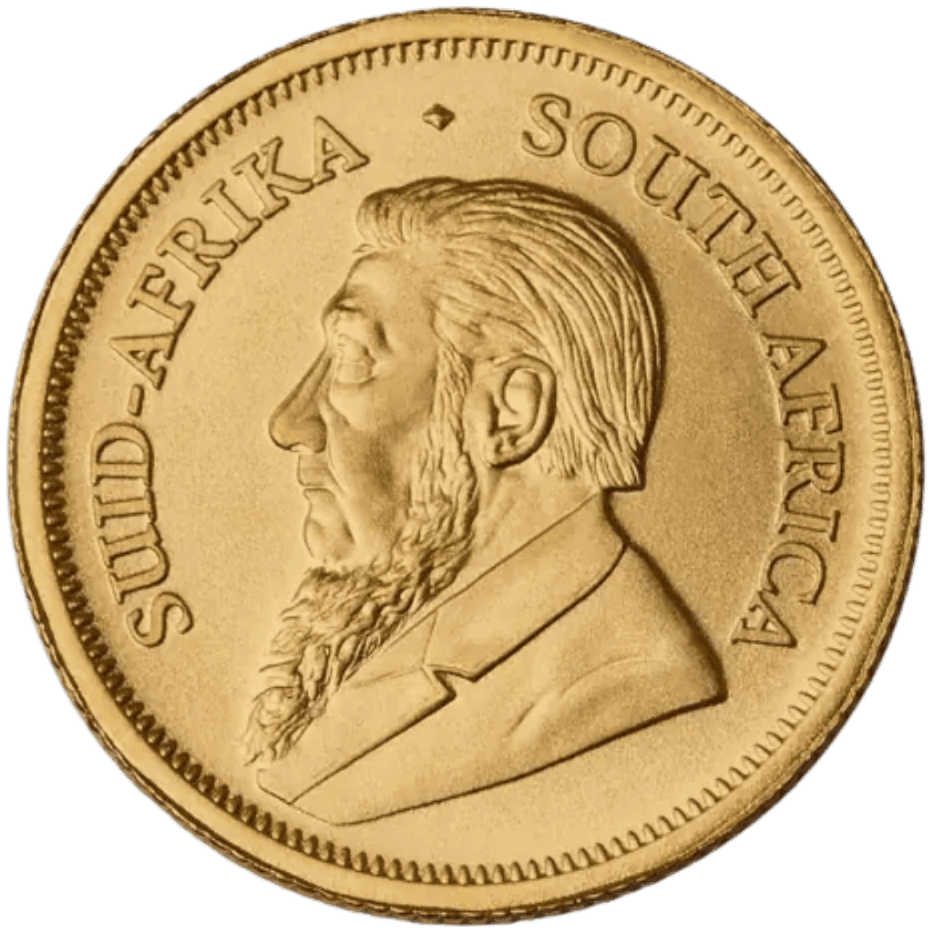 Gouden Krugerrand munt 1/10 troy ounce