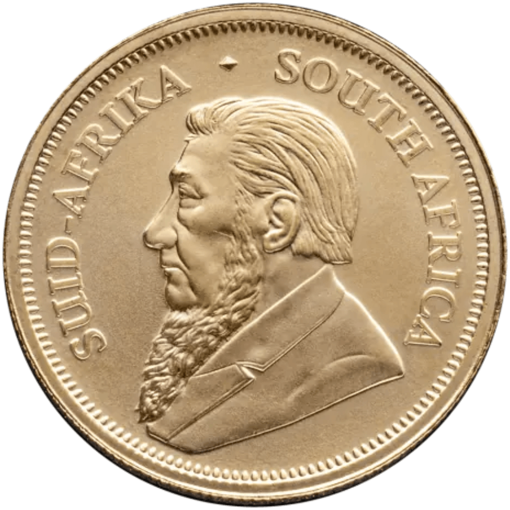 Gouden Krugerrand munt 1/2 troy ounce