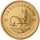 Gouden Krugerrand munt 1/2 troy ounce 1