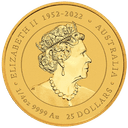 Lunar munt goud 1/4 troy ounce 2