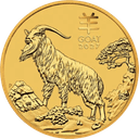 Gouden Lunar munt 1 troy ounce 1