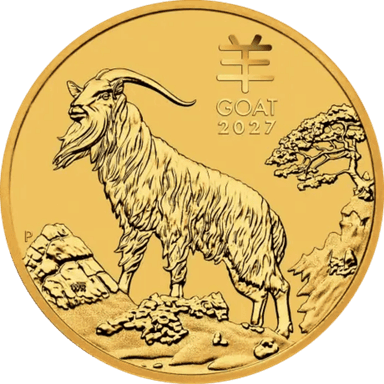 Gouden Lunar munt 1/4 troy ounce