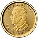 Gouden Maple Leaf munt 1/20 troy ounce 2