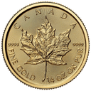Gouden Maple Leaf munt 1/4 troy ounce 1