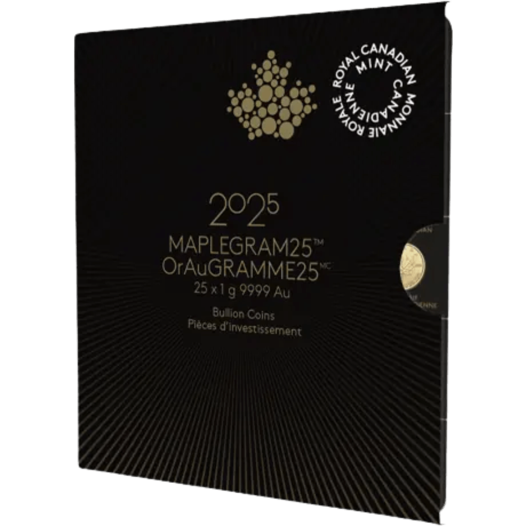Gouden Maple Leaf munt 25 x 1 gram