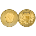Gouden Nederlandse tulp munt 1/4 troy ounce 3