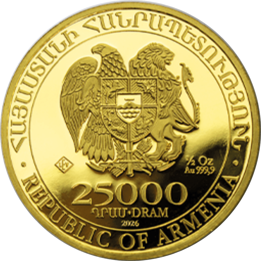 Gouden Noahs Ark munt 1/2 troy ounce