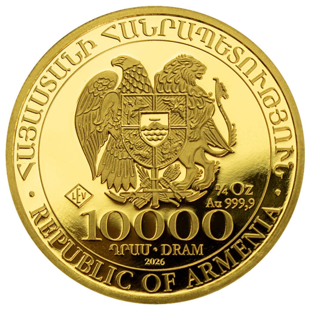 Gouden Noahs Ark munt 1/4 troy ounce