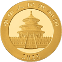 Gouden Panda munt 1 gram 2