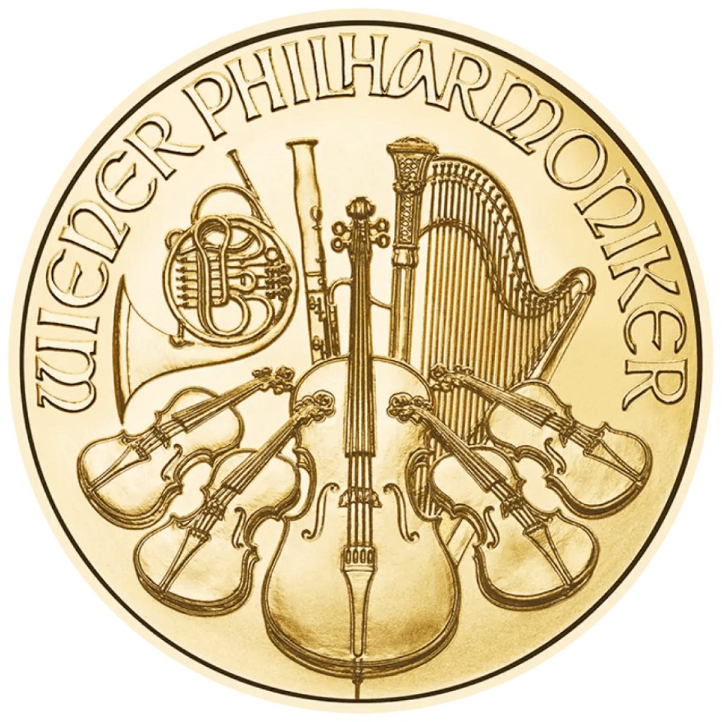 Gouden Philharmoniker munt 1/2 troy ounce