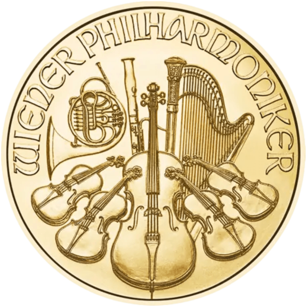 Gouden Philharmoniker munt 1/2 troy ounce