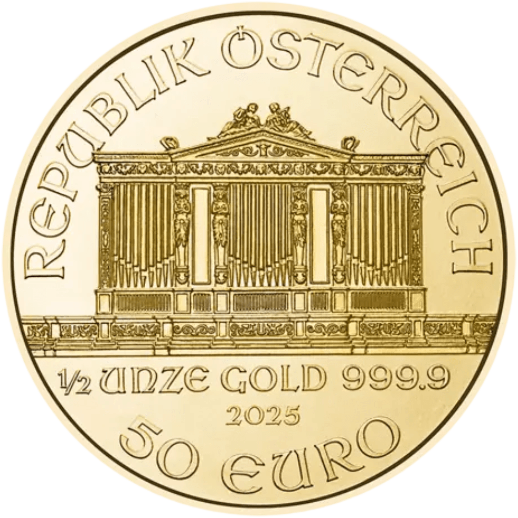 Gouden Philharmoniker munt 1/2 troy ounce