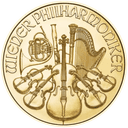 Gouden Philharmoniker munt 1/25 troy ounce 1