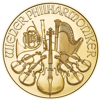 Gouden Philharmoniker munt 1/4 troy ounce