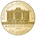 Gouden Philharmoniker munt 1/4 troy ounce 2