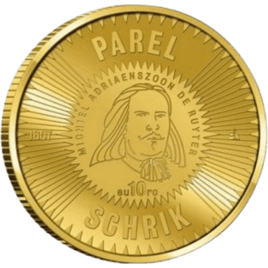 Gouden herdenkingsmunt Michiel de Ruyter