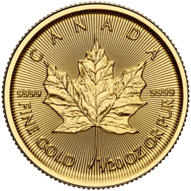 Gouden muntenmix 1/20 troy ounce