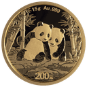 Gouden panda munt 15 gram 1