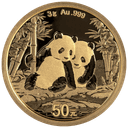 Gouden panda munt 3 gram 1