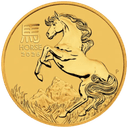 Gouden Lunar munt 1/10 troy ounce 1