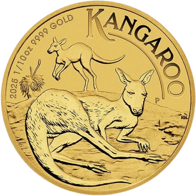 Gouden Kangaroo munt 1/10 troy ounce