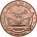 Koperen Maple Leaf munt 1 troy ounce 2