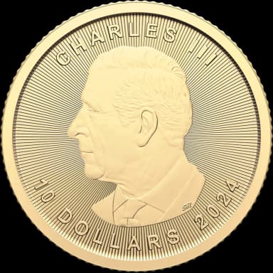 Maple Leaf goud 1/4 troy ounce