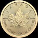 Maple Leaf goud 1/4 troy ounce 2