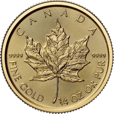 Gouden Maple Leaf munt 1/4 troy ounce