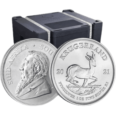 Monsterbox zilveren Krugerrand munt 1 troy ounce