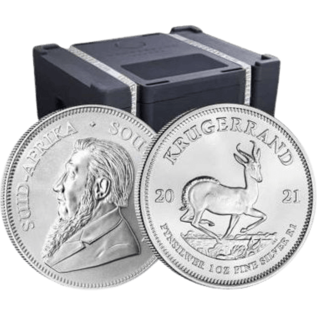 Monsterbox zilveren Krugerrand munt 1 troy ounce