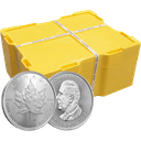 Monsterbox zilveren Maple Leaf munt 1 troy ounce 1