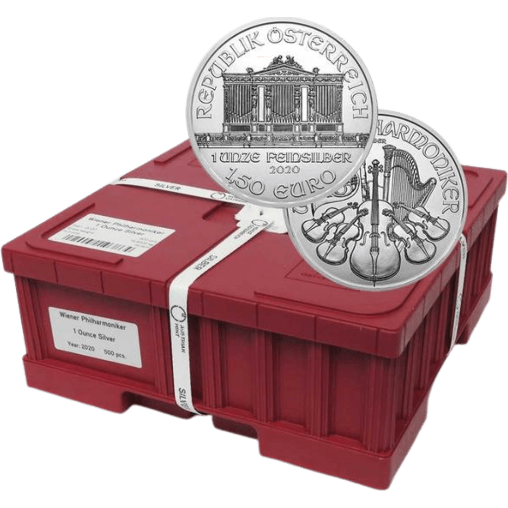 Monsterbox zilveren Philharmoniker munt 1 troy ounce