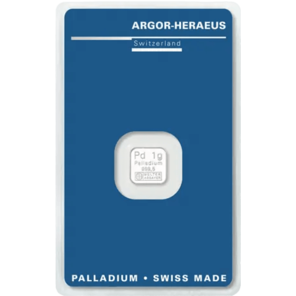Argor Heraeus palladiumbaar 1 gram