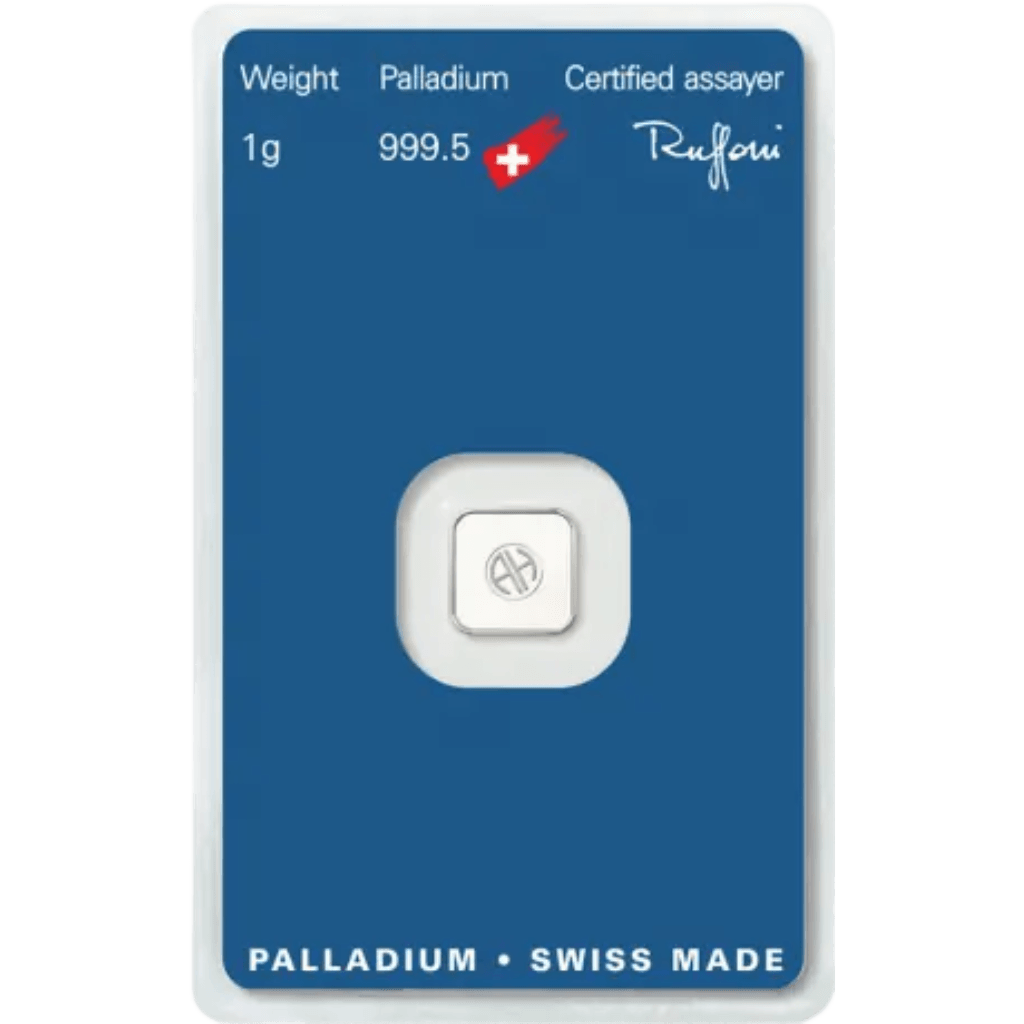 Argor Heraeus palladiumbaar 1 gram