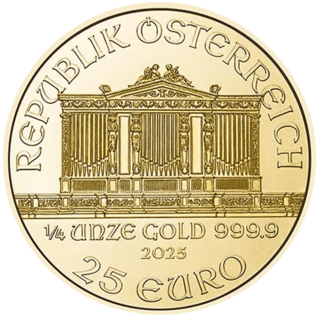 Gouden Philharmoniker munt 1/4 troy ounce