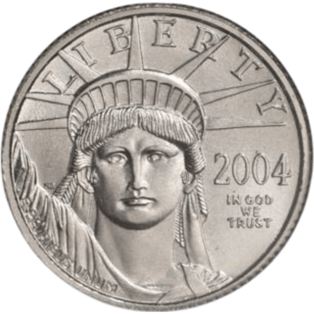 Platina American Eagle munt 1/10 troy ounce