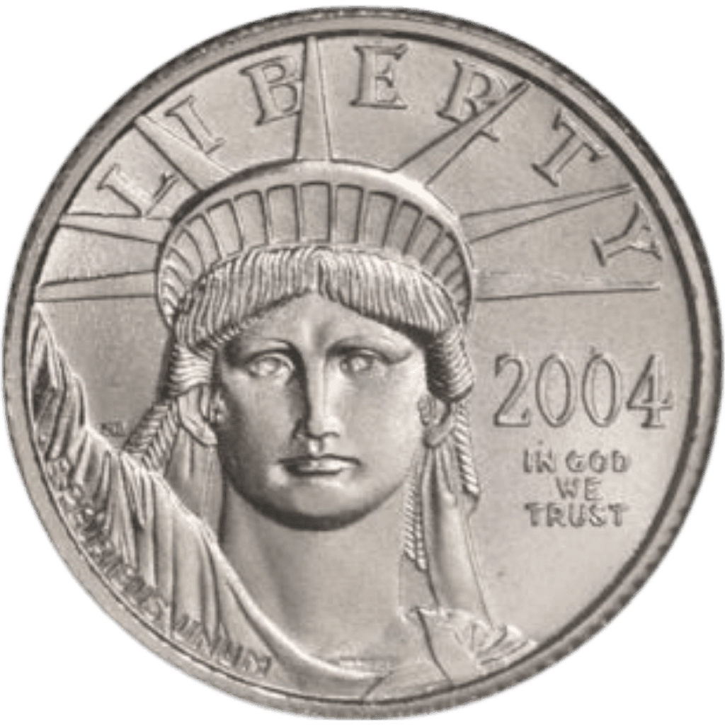Platina American Eagle munt 1/10 troy ounce
