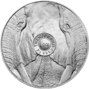 Platina Big Five Elephant munt 1 troy ounce 2
