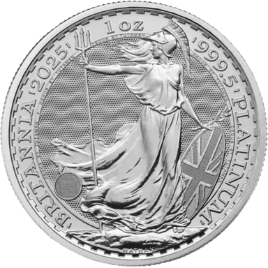 Platina Britannia munt 1 troy ounce