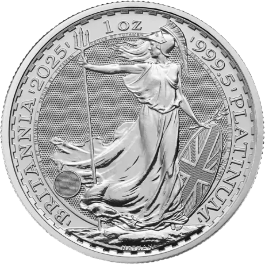 Platina Britannia munt 1 troy ounce