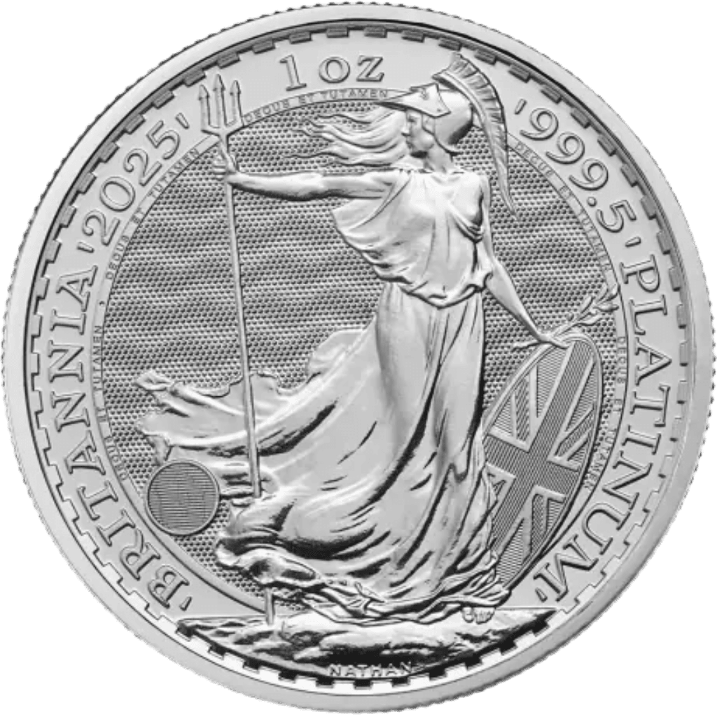 Platina Britannia munt 1 troy ounce