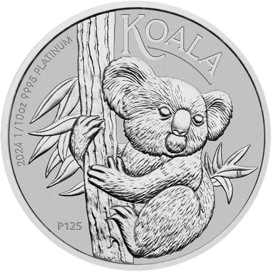 Platina Koala munt 1/10 troy ounce