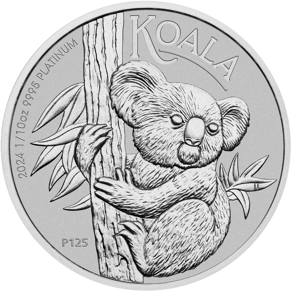 Platina Koala munt 1/10 troy ounce